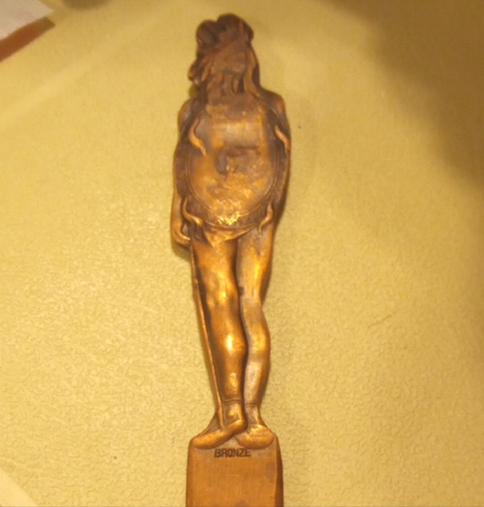 Bronze Figurine Letter Opener